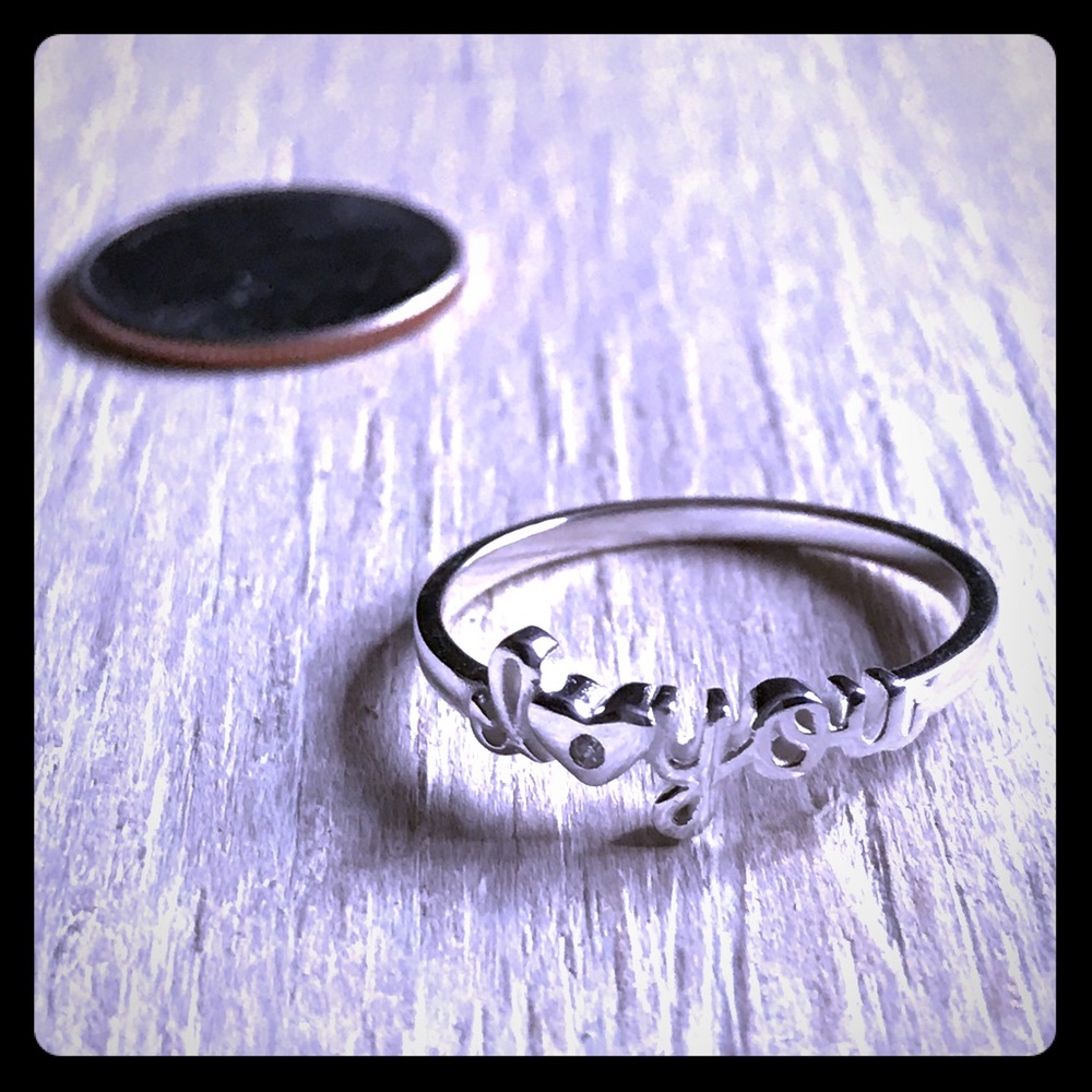 I ❤️ YOU STERLING SILVER RING!